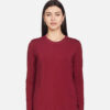 Full Sleeve Round Neck Slim Fit Cotton Tshirt