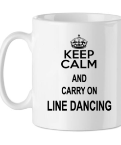 Alternative view of Personalised Keep Calm - Line Dancing Mug