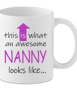 Alternative view of Awesome Nanny Mug